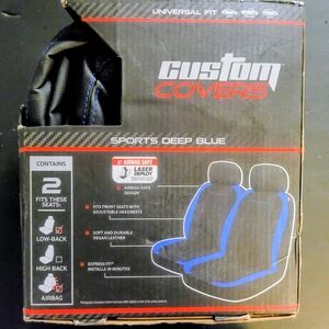 2 Front S R af Deep Blue Seat Covers